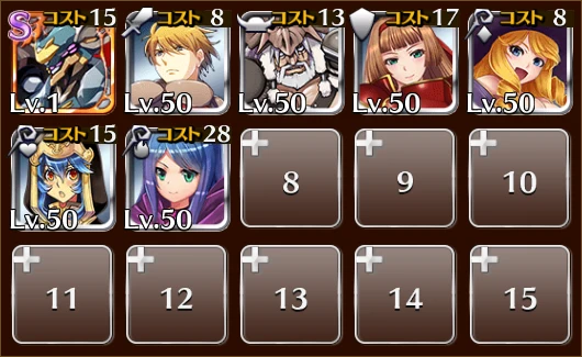 出撃メンバー