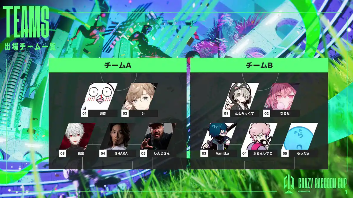 メンバー発表画像 メンバー発表画像