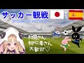 【サッカー観戦】ワールドカップ日本vsスペインを一緒に応援しよう！！サッカー初心者のグレアに色々教えて！グレア.LIL.ガルシアなのだ!!