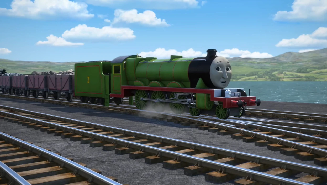 ブレンダム港にいるヘンリー