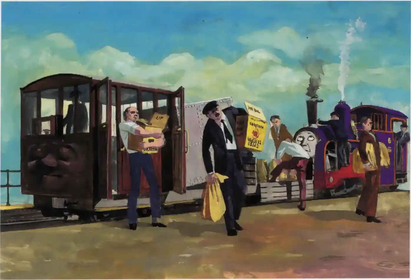 原作第19巻の特別貨車