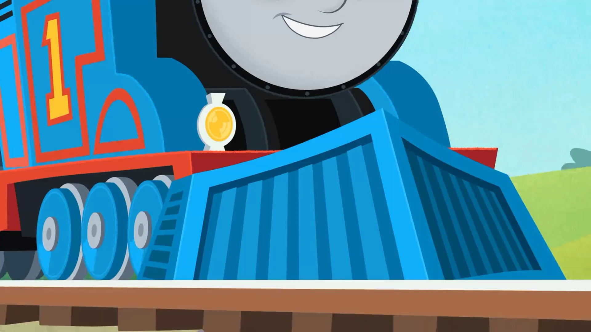 TV版第26シーズンのトーマスの雪かき