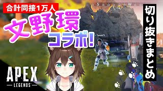 伝説の文野環コラボ合計同接１万人！切り抜きまとめ。【APEX】[2020/08/14]（けんきのチャンネル）