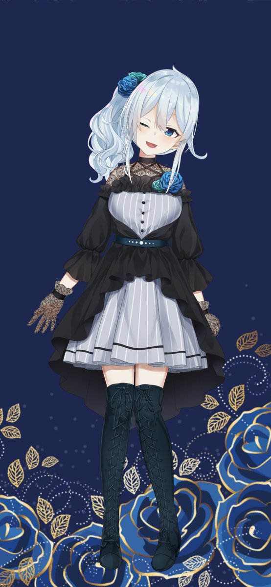 黒ドレス