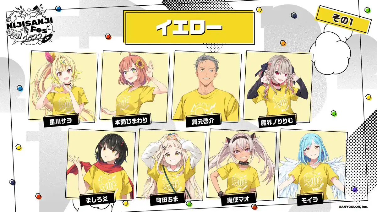 クラスTシャツイエロー
