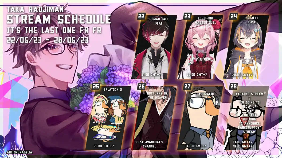 last week schedule