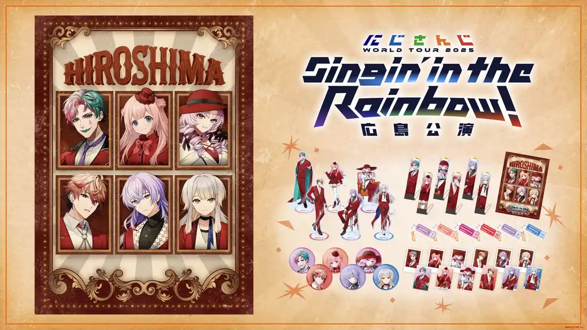 にじさんじ WORLD TOUR 2025 Singin’ in the Rainbow!広島公演グッズ にじさんじ WORLD TOUR 2025 Singin’ in the Rainbow!広島公演グッズ