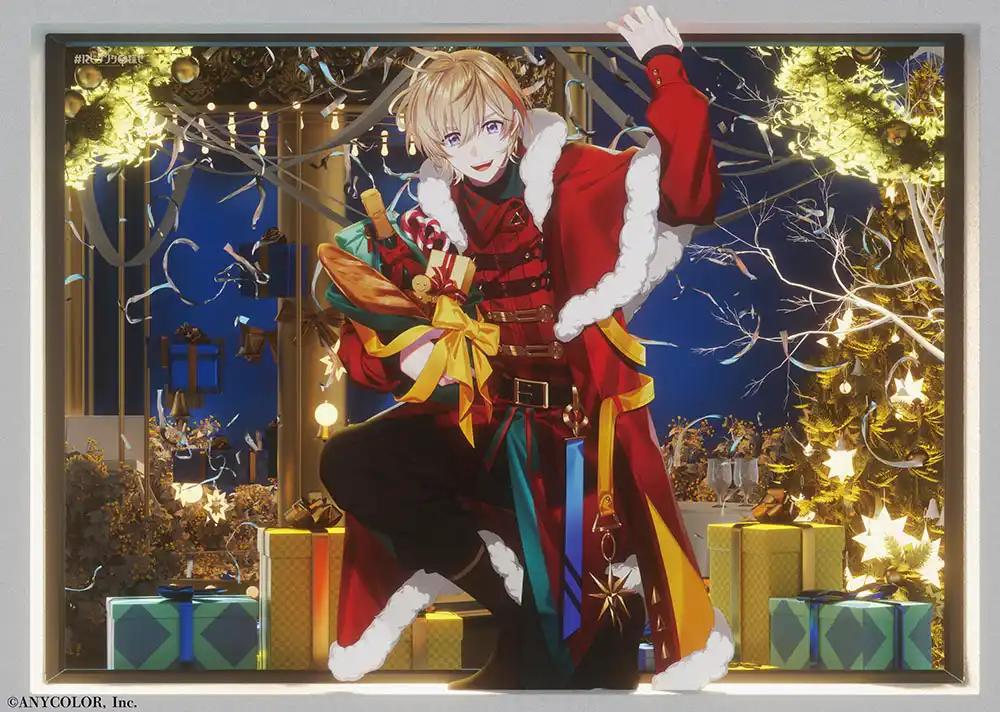 #にじサンタを探せ広告掲出