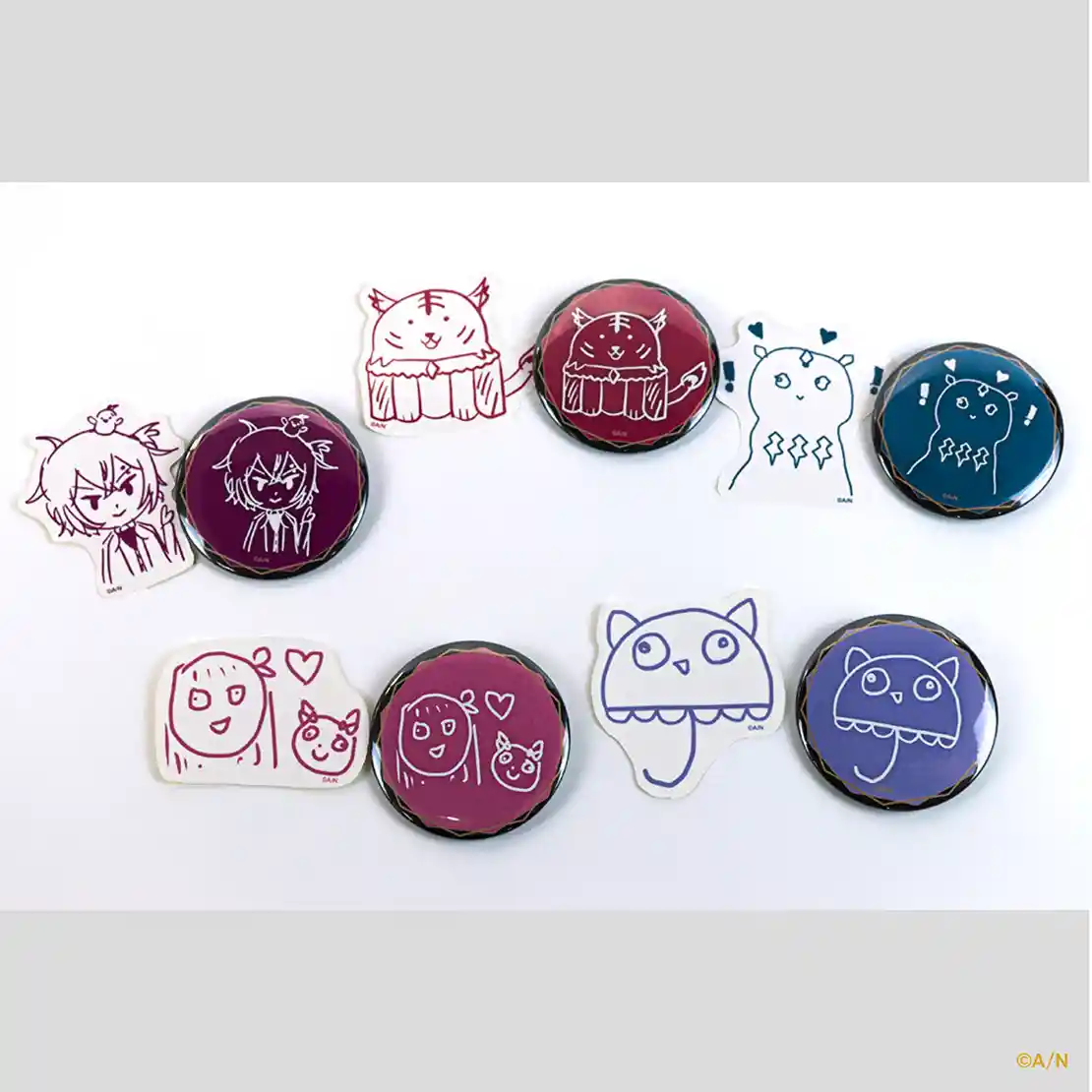 1stXSOLEIL_缶バッジ＆ステッカーセット