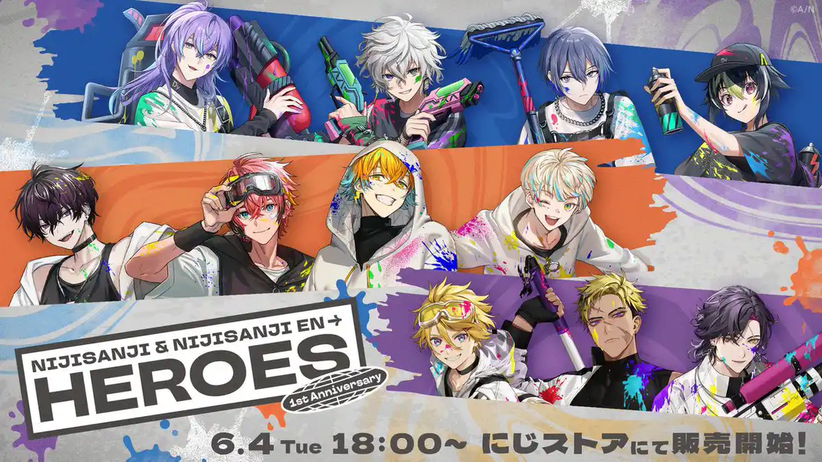 NIJISANJI ＆ NIJISANJI EN HEROES Half Anniversary グッズ 詳細