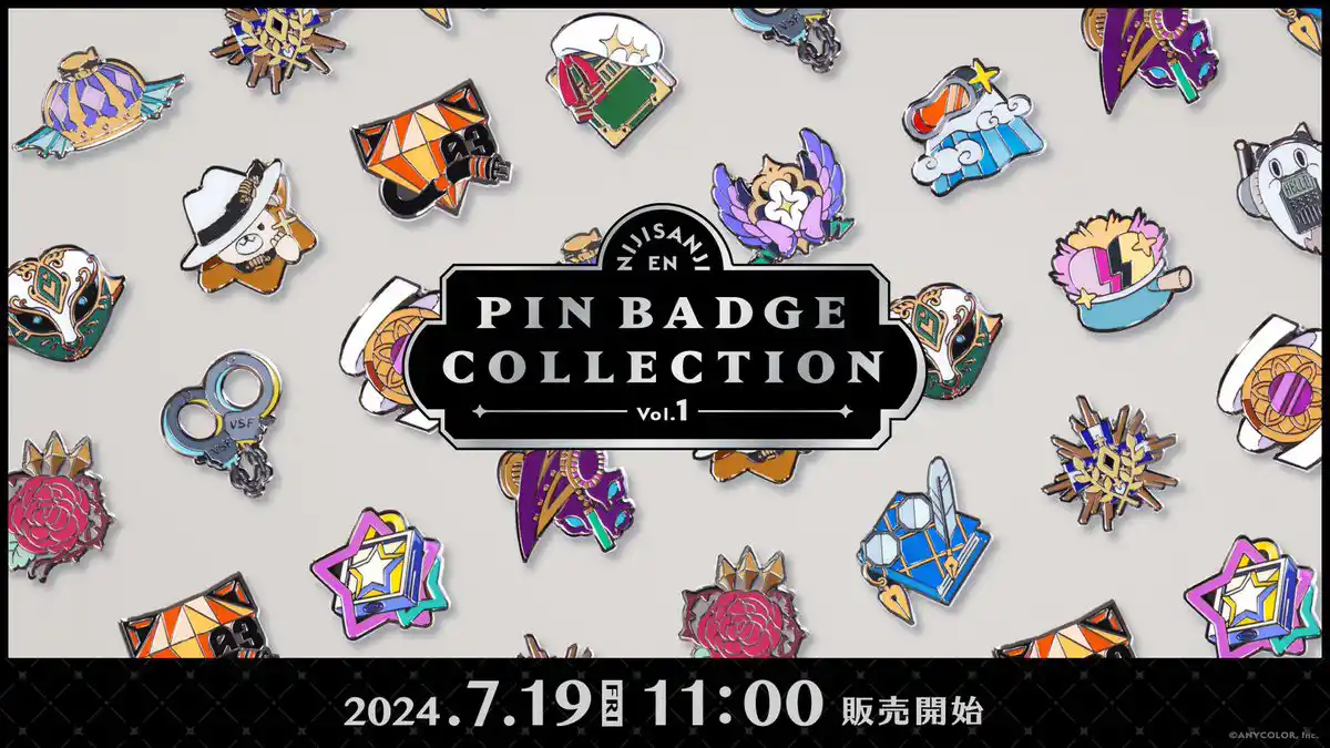NIJISANJI EN PIN BADGE COLLECTION Vol.1