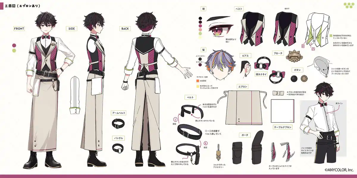 設定画(三面図)