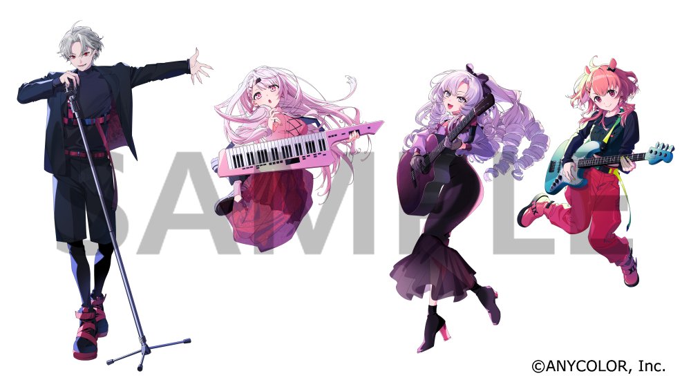 「にじさんじ × カラオケまねきねこ 2434 JAM」等身ビジュアル