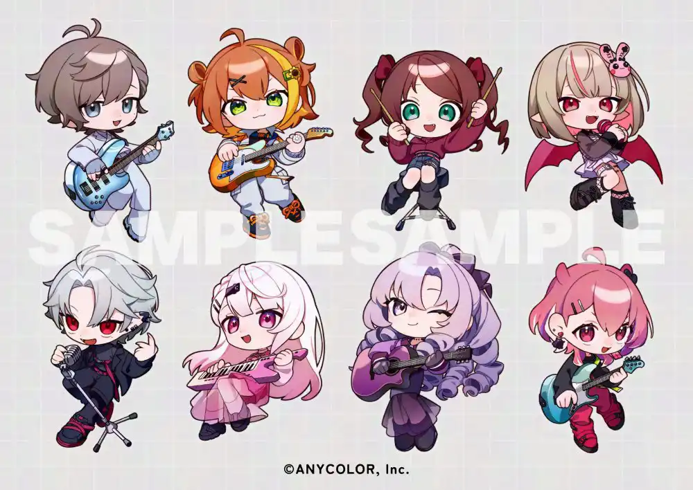 「にじさんじ × カラオケまねきねこ 2434 JAM」SDビジュアル