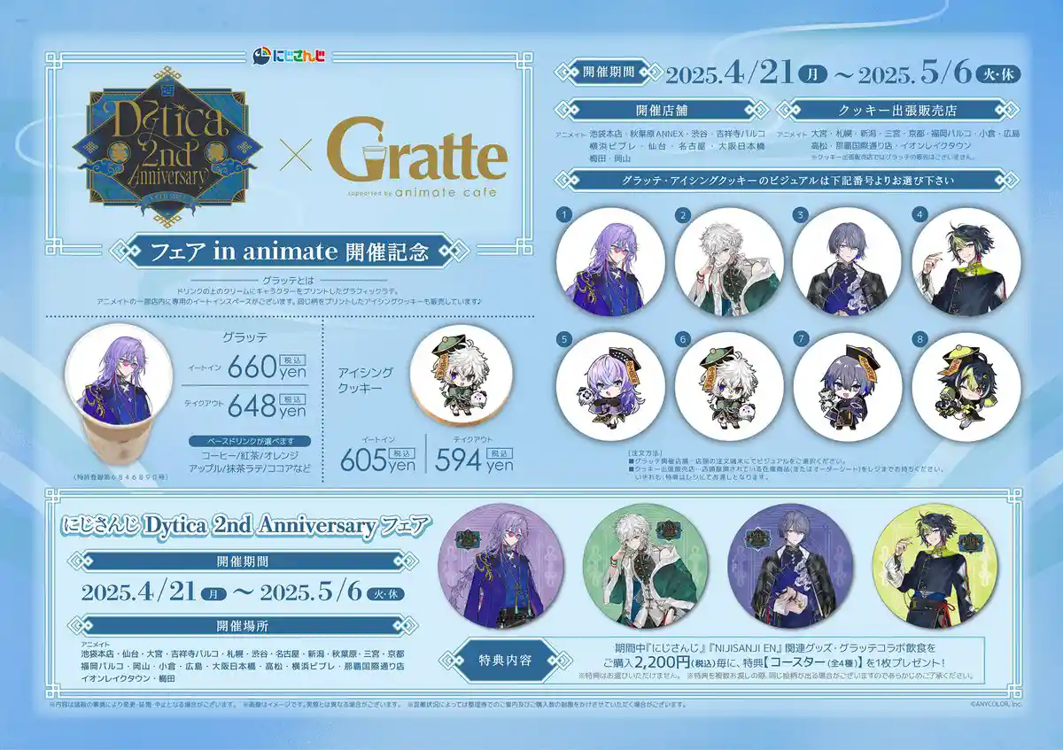 Dytica 2nd Anniversary×Gratte