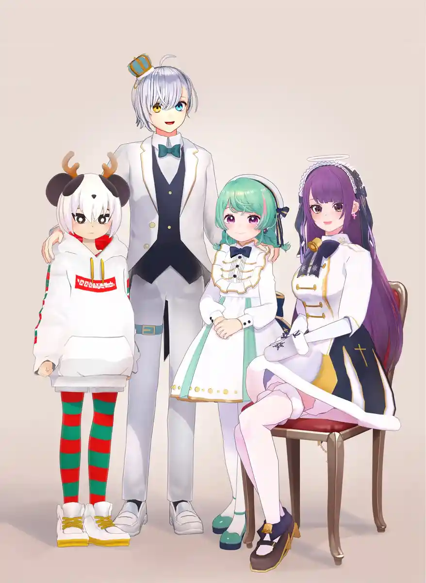 デジおさクリスマス 家族写真