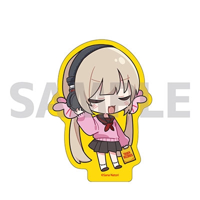 ダイカットステッカー「名取さな」04/音楽を聴く名取さな