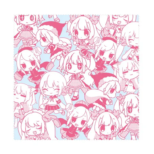 ふきふきお手入れクロス（PINK,ALL,PINK!）