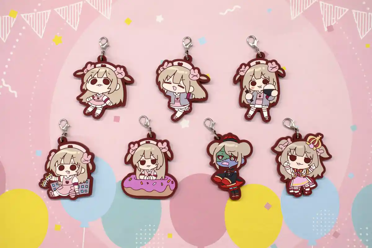 名取さながいっぱいラバーストラップ