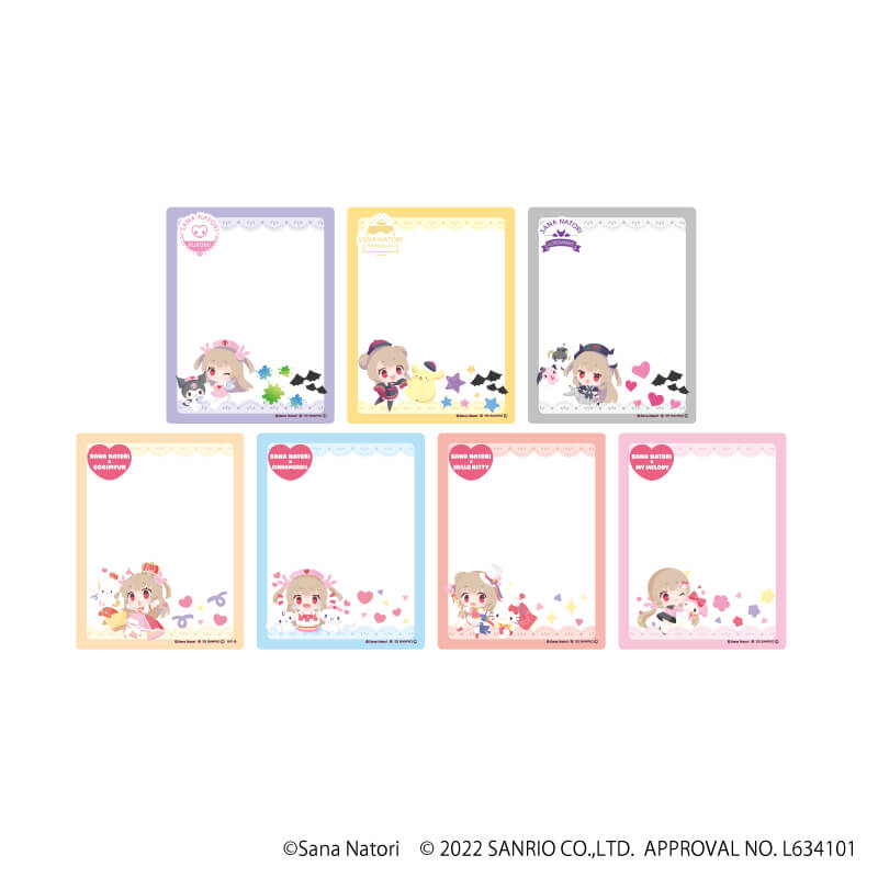 アクリルカード「名取さな×サンリオキャラクターズ」01