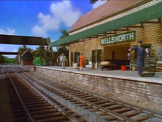 TV版第2シーズンのウェルズワーズ駅