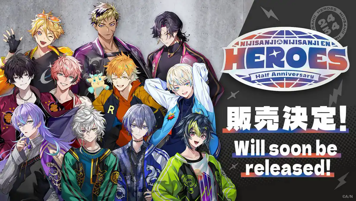 NIJISANJI ＆ NIJISANJI EN HEROES Half Anniversary グッズ 詳細