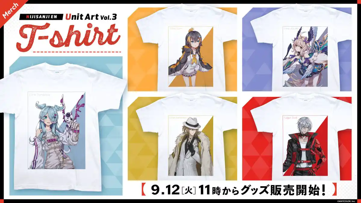 NIJISANJI EN Unit Art Vol.3 T-Shirt