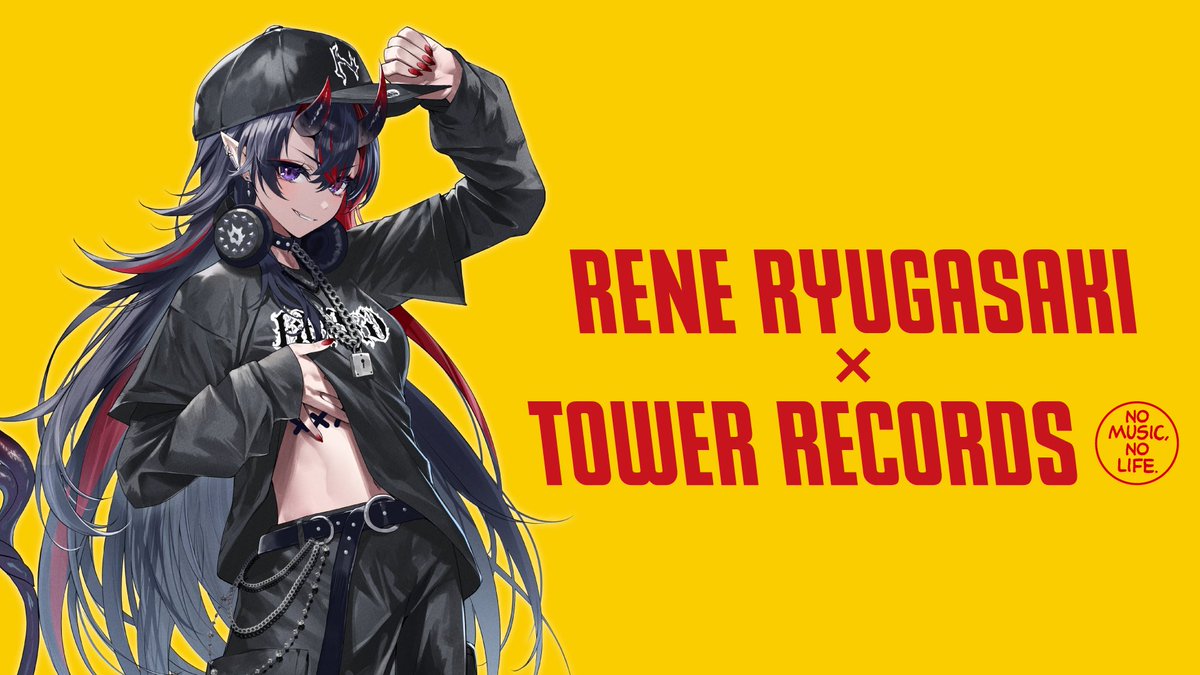 TOWER RECORDS×RENE RYUGASAKI