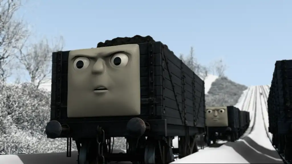 TV版第16シーズンの石炭の貨車