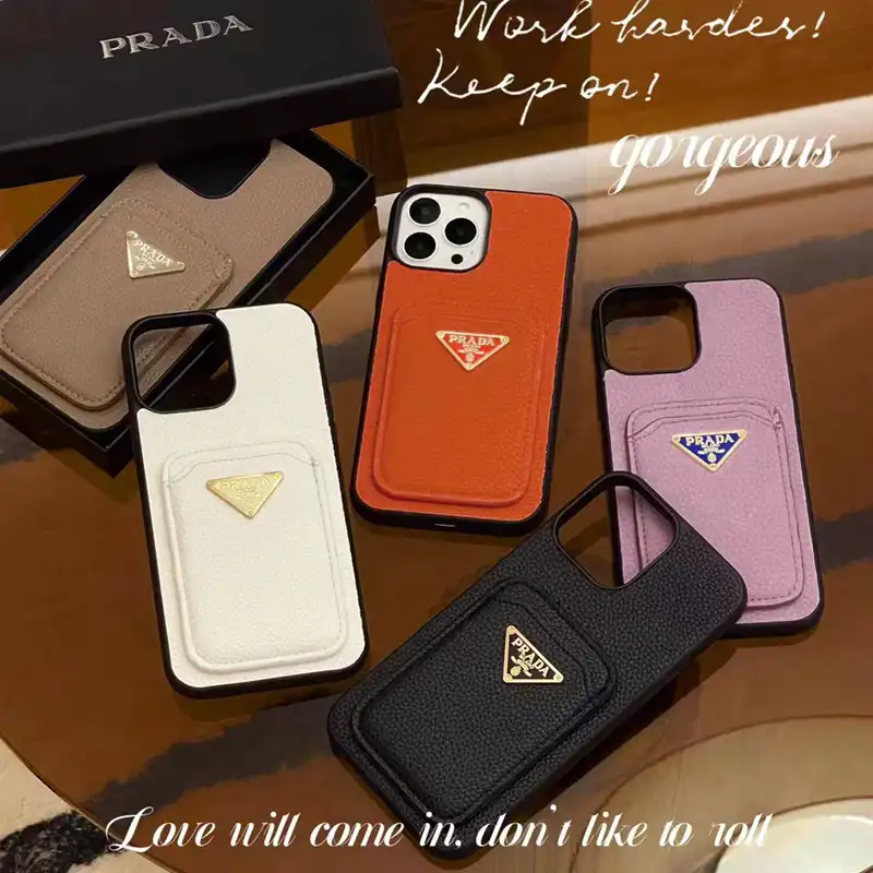 Prada Leather Iphone 15/14/13 Case