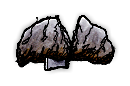 割れた大きな岩(たがね)/Split Big Rock - chisel