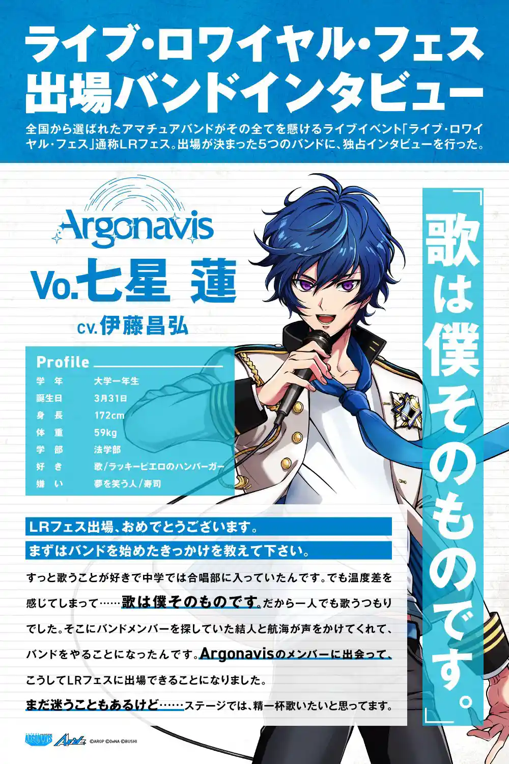 ARGONAVIS from BanG Dream! AAside/Event List - from ARGONAVIS Wiki