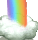 天空の虹(左) 天空の虹(左)