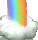 天空の虹（左）