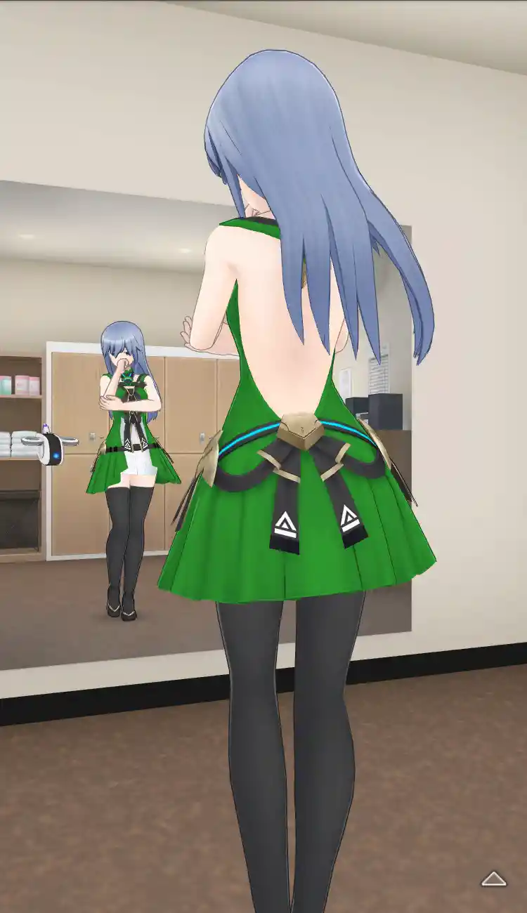衣装_Vチップ／緑_全身後.jpg