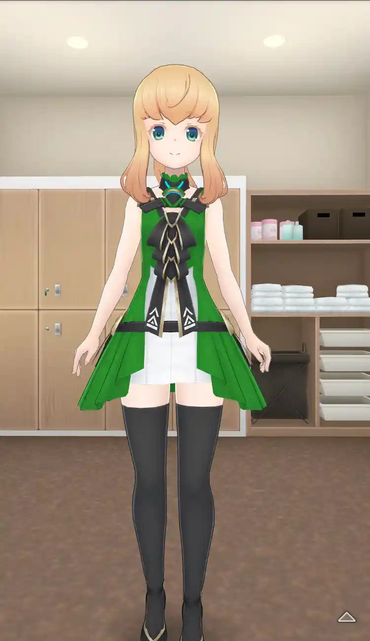 衣装_Vチップ／緑_全身前.jpg