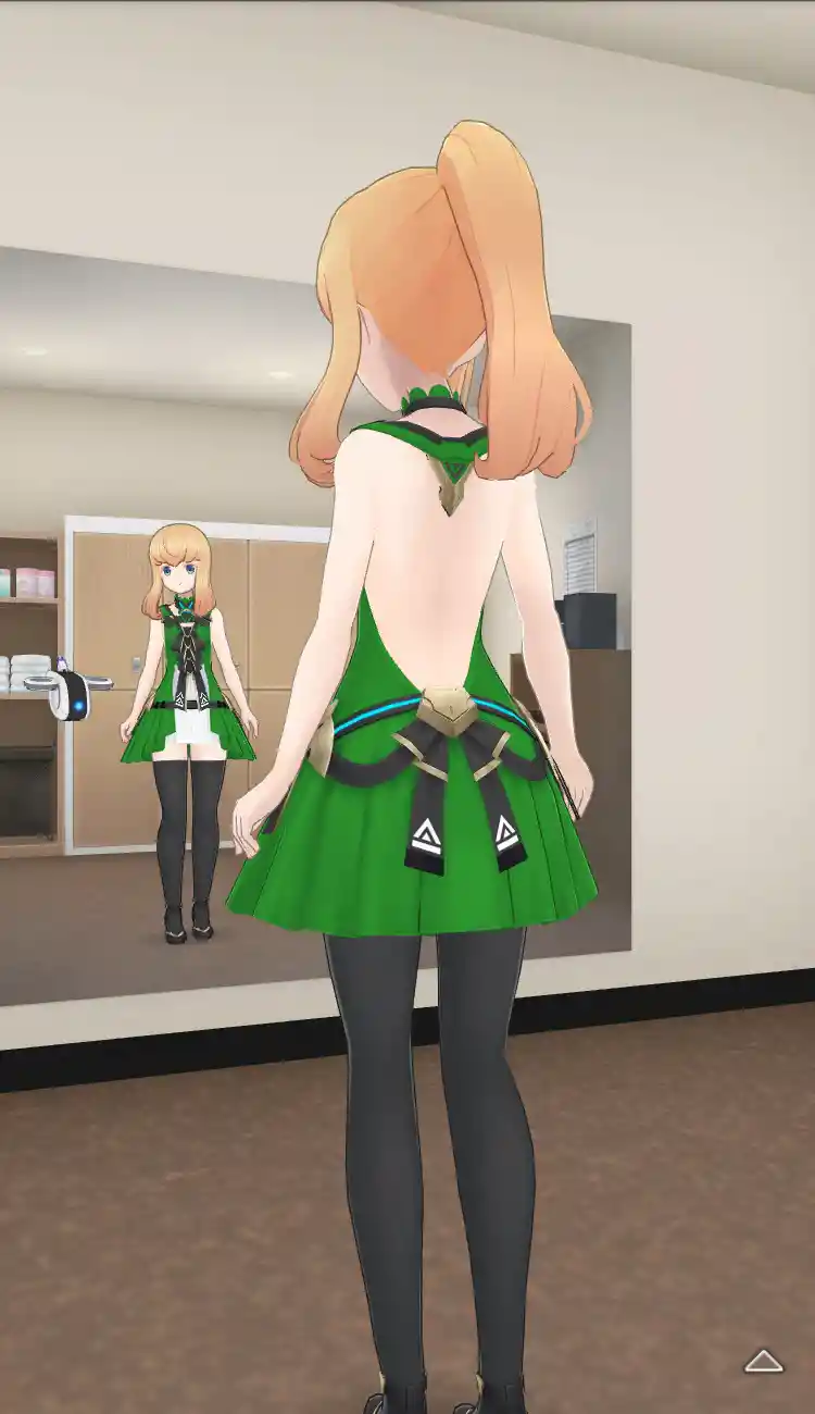 衣装_Vチップ／緑_全身後.jpg