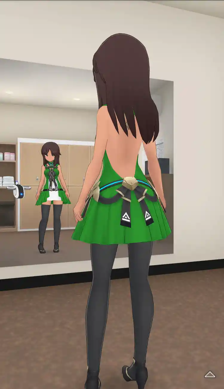 衣装_Vチップ／緑_全身後.jpg
