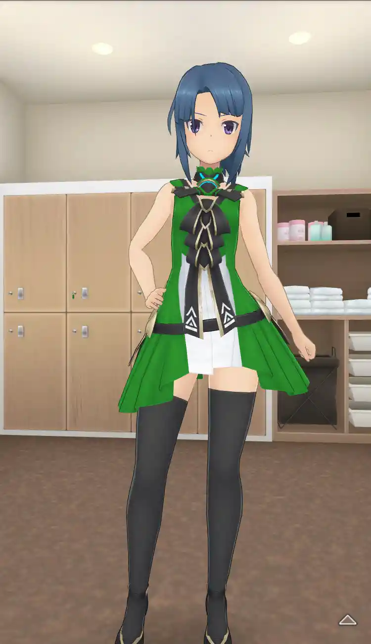 衣装_Vチップ／緑_全身前.jpg