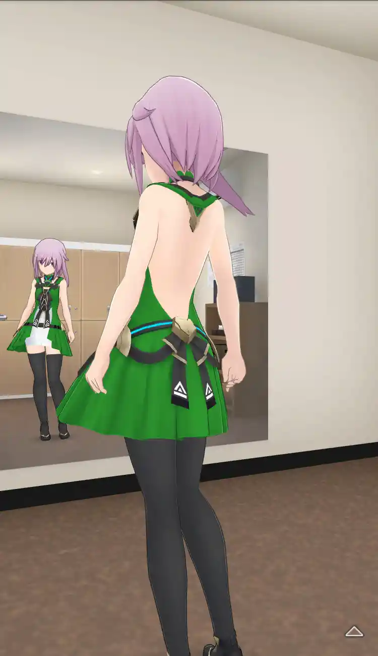 衣装_Vチップ／緑_全身後.jpg