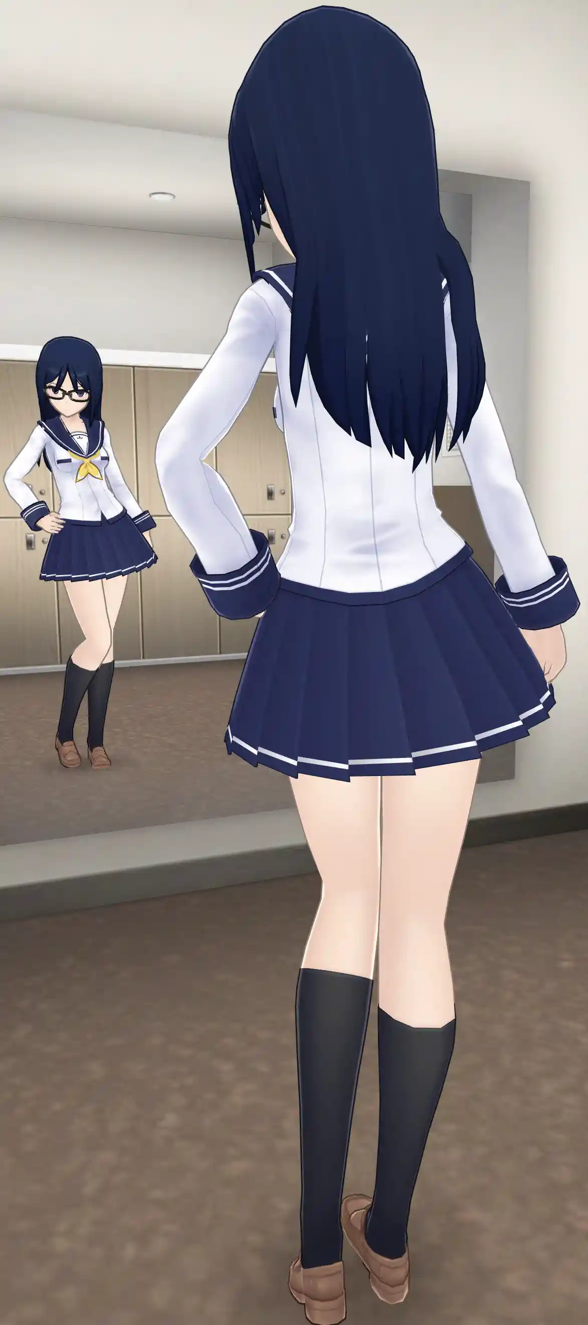 神樹ヶ峰女学園制服ー全身後.jpeg