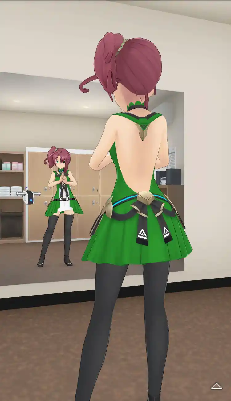 衣装_Vチップ／緑_全身後.jpg