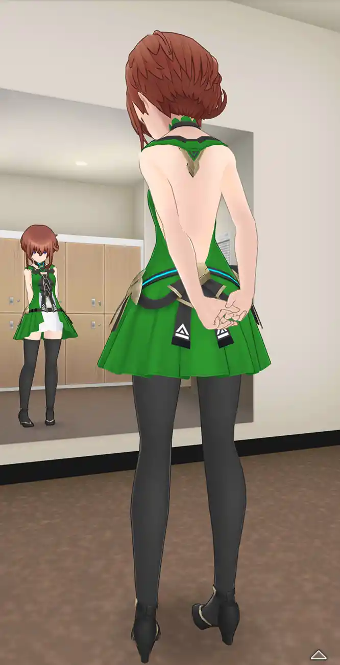 衣装_Vチップ／緑_全身後.jpg