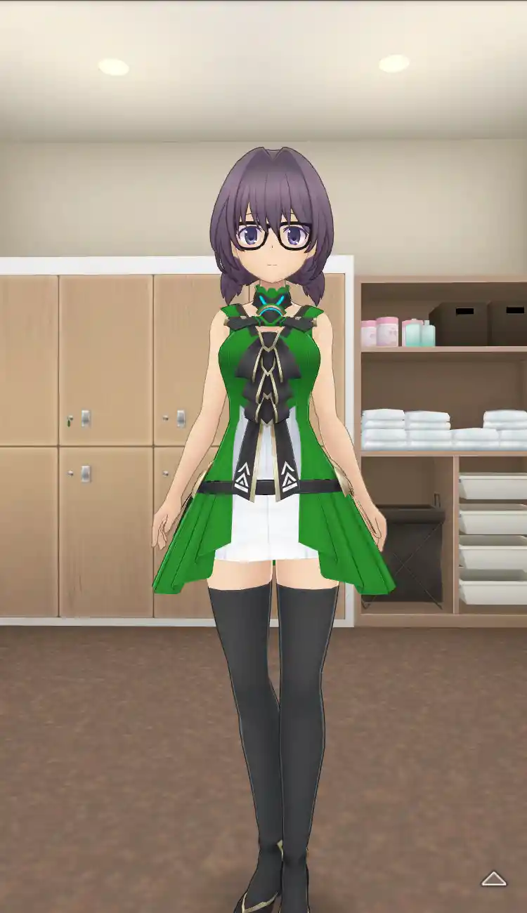 衣装_Vチップ／緑_全身前.jpg