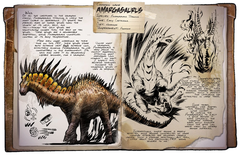 Amargasaurus Ark Survival Evolved Wiki