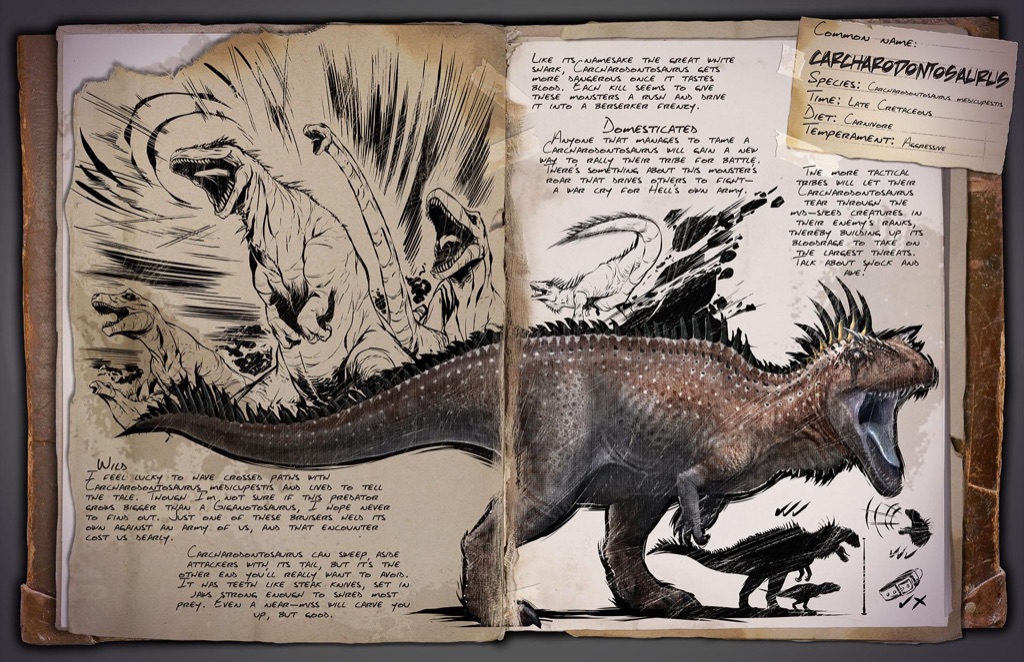 Carcharodontosaurus Ark Survival Evolved Wiki