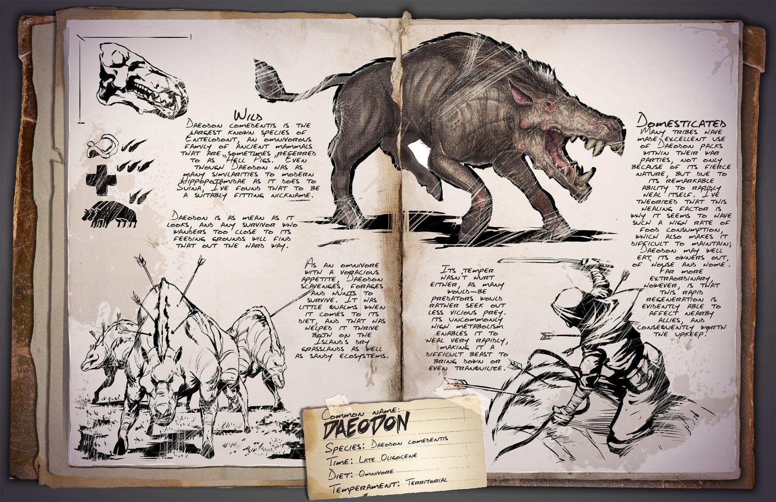 Daeodon Ark Survival Evolved Wiki Daeodon Ark Survival Evolved Wiki