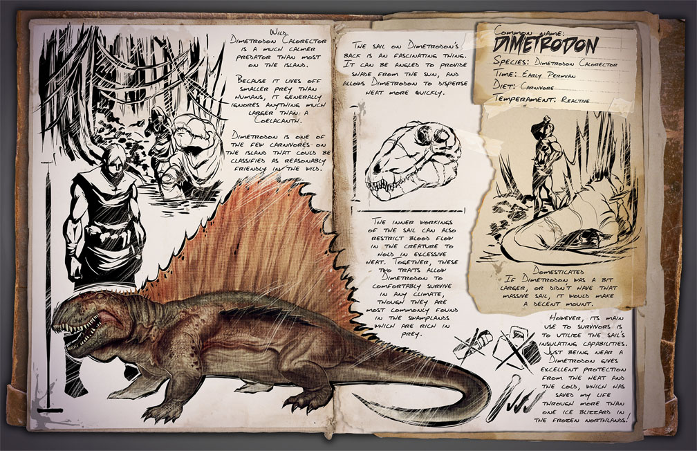 Dimetrodon - ARK: Survival Evolved Wiki*