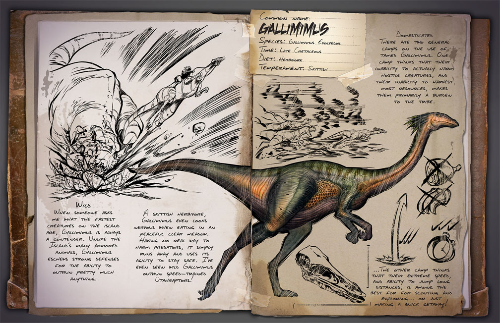 Gallimimus Ark Survival Evolved Wiki