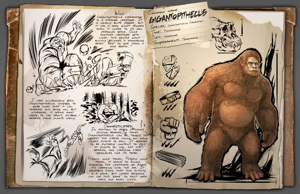 Gigantopithecus Ark Survival Evolved Wiki Gigantopithecus Ark Survival Evolved Wiki